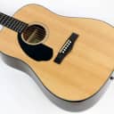 Fender Cd-60S Lh Left-Handed Acoustic Guitar Natural, Ex #ISS7275