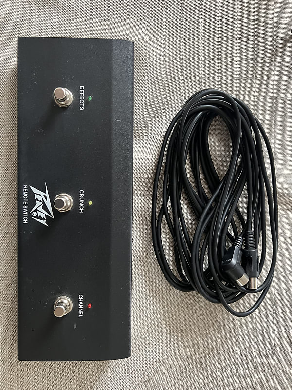 Peavey 6505+/5150II 3-button Footswitch 2010s - Black | Reverb