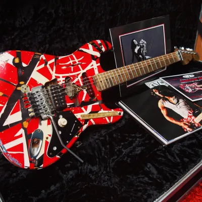 Fender Custom Shop EVH  Frankenstein Replica Eddie Van Halen and Chip Ellis Masterbuilt Hand Signed image 10
