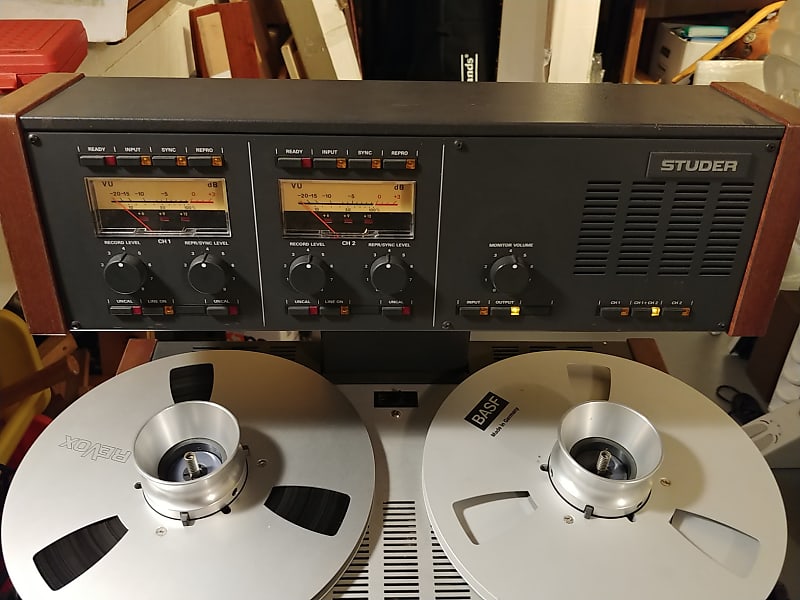Studer A80 Analog Mastering Tape Deck RARE!!! for 1/4 x 10 Reels Crystal  Electronics Vintage Machine 70s 80s Stereo