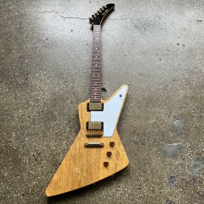 Kurt Wilson Korina Explorer Electric Guitar - Natural image 2