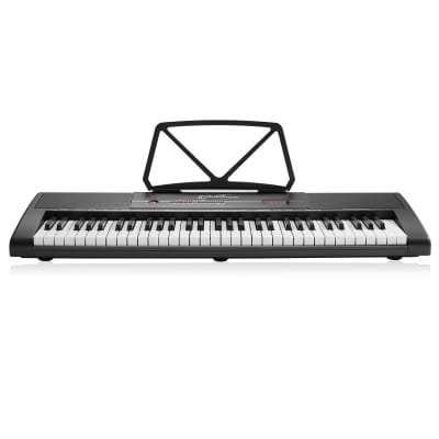 61-Key Digital Keyboard - Portable Piano Beginner Kit with Phones, Mic image 4