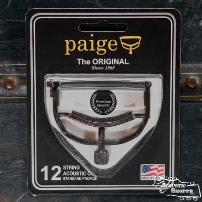 Paige Original 12 String Guitar Capo Ebony Finish (P-12E) image 2