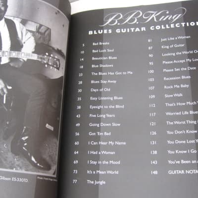 BB B.B. King Blues Guitar Collection 1958 to 1967 Sheet Music Song Book Guitar Tab Tablature image 2