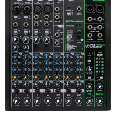 Mackie ProFX10v3 10-Channel Professional Effects Mixer w/USB ProFX10 v3 image 1