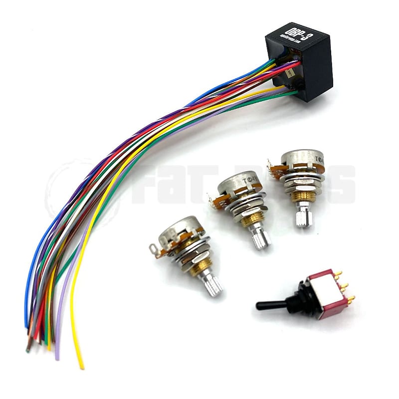 Aguilar OBP-3 Standard 3 Band Bass Preamp Kit - OBP-3TK (3
