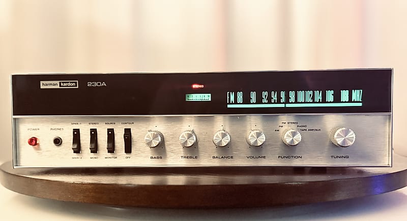 Vintage Harman Kardon 230A Vintage Stereo Receiver  - Serviced + Cleaned  			