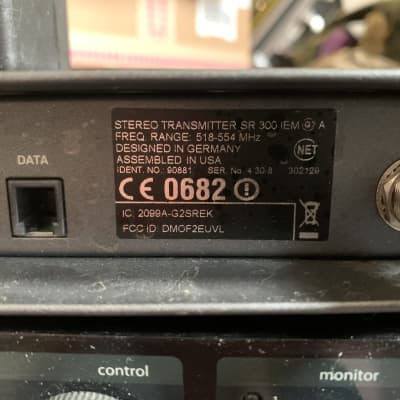 Sennheiser IEM G2 A 518-554 SR300 Wireless In Ear Monitor Transmitter rack G3 G4 2000 image 7