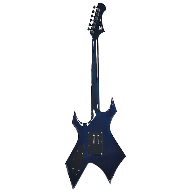 Bc Rich Warlock Electric Guitar Transparent Cobalt Blue Finish Mk7