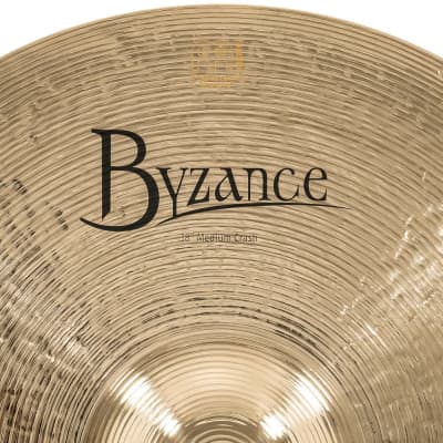 Meinl Byzance Brilliant Medium Crash Cymbal 18 image 3