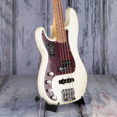 Fender Player Plus Left-Handed Precision Bass, Olympic Pearl image 2