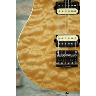 MUSIC MAN Axis Super Sport HH Hardtail - 2006 - 5A Quilt Maple Top in Natural Gloss image 4