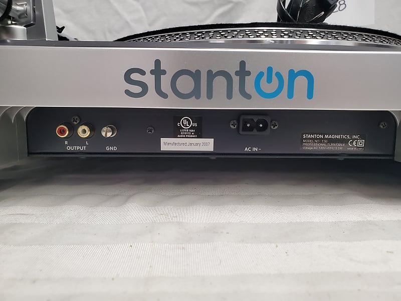 STANTON T-50 BELT DRIVE DJ TURNTABLES SOLD AS A PAIR WITH