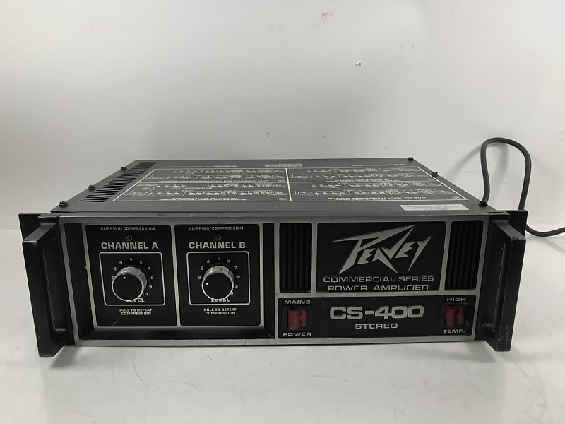 Peavey CS-400 Stereo Commercial Series Power Amplifier | Reverb