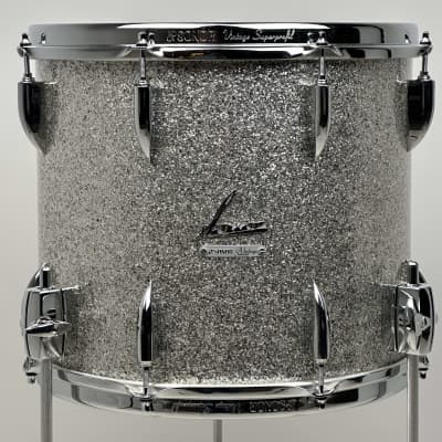 Sonor 20/10/12/13/14/16/6.5x14" Vintage Series Drum Set - Silver Sparkle image 20