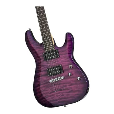 Schecter C-6 Plus 6-String Electric Guitar (Right-Hand, Electric Magenta) image 2