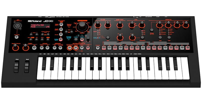 Roland JD-Xi 37-Key Analog/Digital Crossover Synthesizer | Reverb