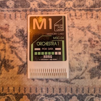 Korg KORG M1 ORCHESTRA 1 MSC-04 PCM Memory Card