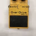 Boss OD-1 Overdrive Rare Vintage 1981 Long Dash Silver Screw Guitar Effect Pedal