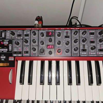 Nord Lead A1 49-Key 26-voice Polyphonic Synthesizer 2014 - 2022 - Red - Immaculate Condition