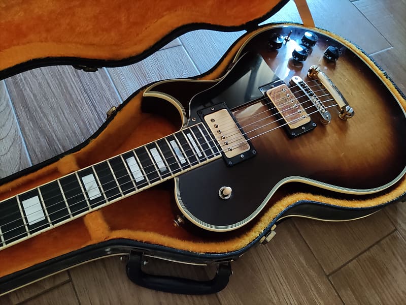 ギター Aria Pro II Les Paul Custom model Aria Pro 2 II Les Paul Custom LC750 77-78 made in japan