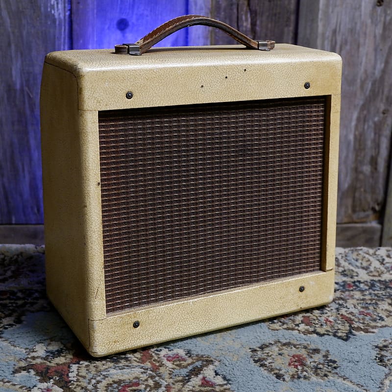 Gibson  GA-5 5-Watt Guitar Tube Amplifier Late 1950's to Early 1960's - Vintage White image 1