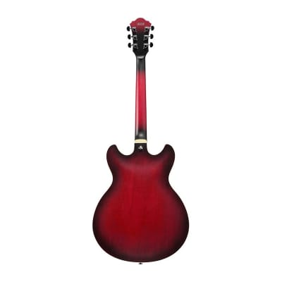 IBANEZ - AS53 SUNBURST RED FLAT - Guitare électrique image 3