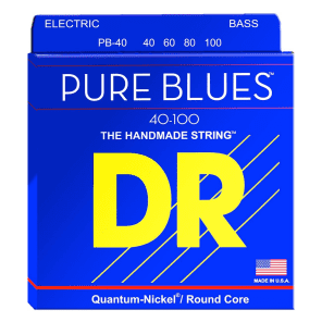 DR PB-40 Pure Blues Bass Strings - Light (40-100)