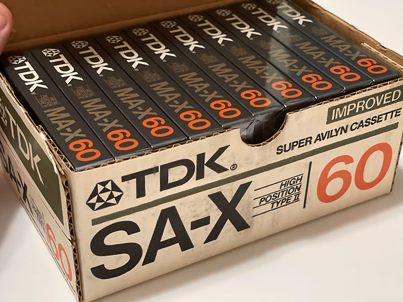 TDK MA-X 60 1986 Metal Position Type IV Cassette Tape