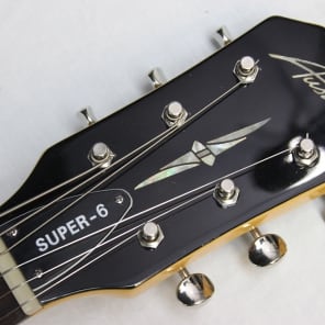 Austin Super-6 Electric Guitar w/ HSC, TV Yellow, Gotoh Tuners, CTS Pots, LP Jr. #29618 image 7