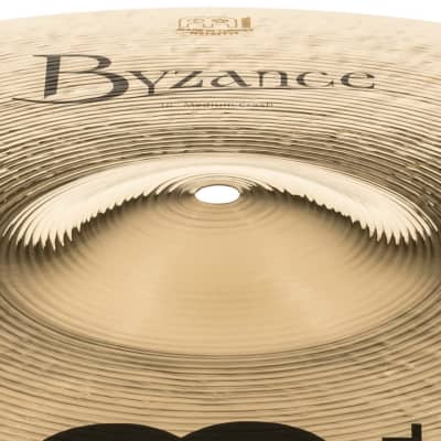 Meinl Byzance Brilliant Medium Crash Cymbal 18 image 4