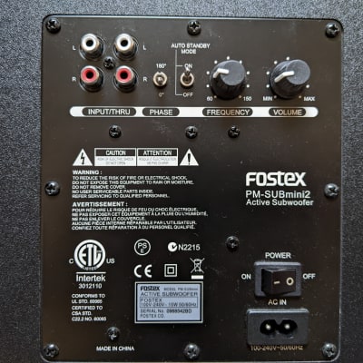 Fostex Pm-SUBmini2 2019 - Black | Reverb