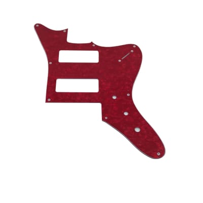 Solo JMK-1 Style Pickguard, 3 Ply, Red Tortoise for sale