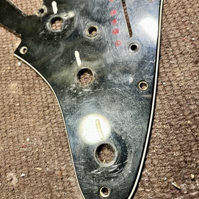 Fender Pickguard black 1979 image 2