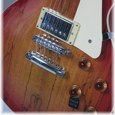 Dillion Professional L Paul style in  Rare Spalted maple. One left! image 3