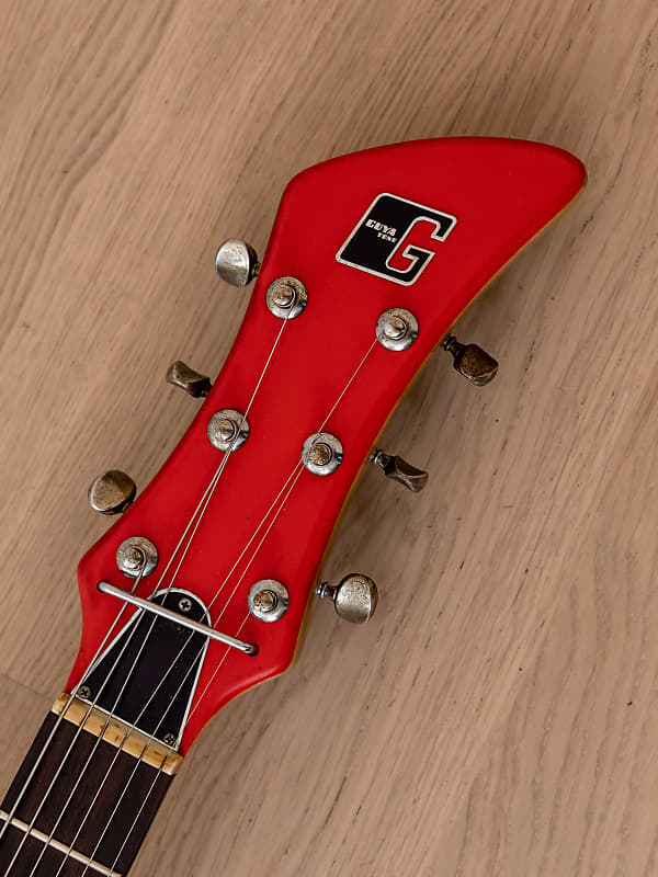 1960s Guyatone LG-150T Vintage Electric Guitar Fiesta Red w 1960s Guyatone LG-150T Vintage Electric Guitar Fiesta Red w