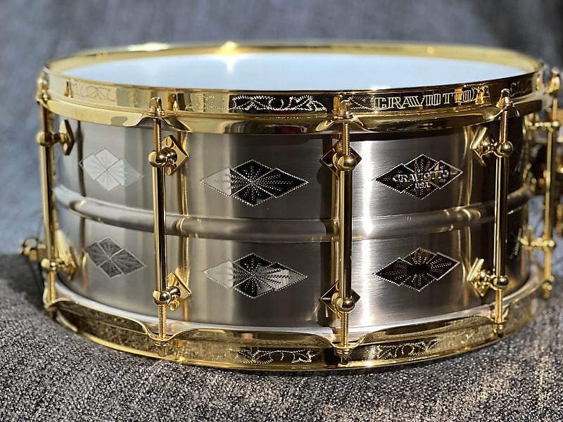 Craviotto Diamond Series Nickel over Brass Snare Drum 14