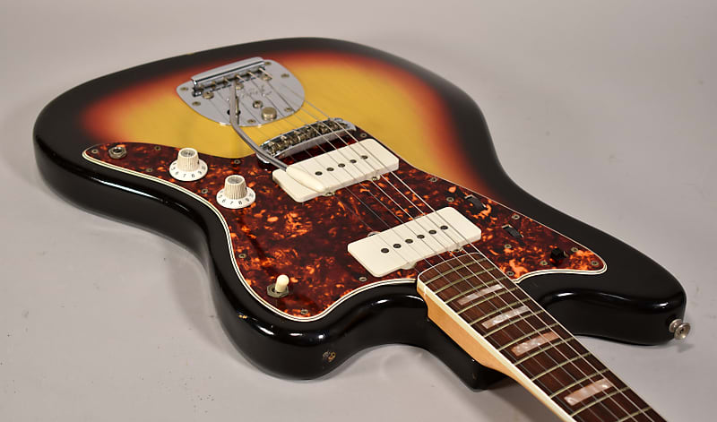 1966 Fender Jazzmaster Sunburst Finish Original Vintage Electric Guitar w/OHSC image 4