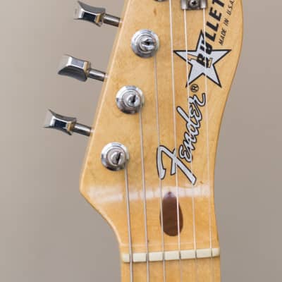 1982 Fender USA Bullet S3 Stratocaster Telecaster Competition Orange guitar with original hardcase image 7
