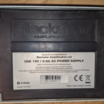 Reverb.com listing, price, conditions, and images for blackstar-ht-dist