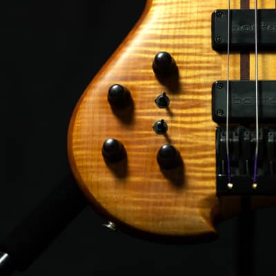 Bebensee Custom 4 string lefty left handed bass with Barts image 7