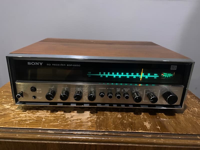 Vintage Sony SQR- 6650 Quadraphonic SQ Receiver - Read Description