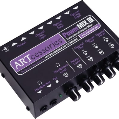 ART PowerMIX III 3-Channel Mini Stereo Line Mixer image 2