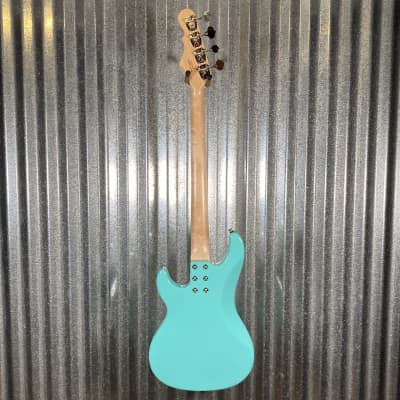 G&L USA BTO SB-1 4 String Bass Turquoise & Bag #0147 image 11