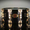 PREMIER Signia 75th Anniversary 14" X 5.5" Snare Drum in Ebony Lacquer with 18K GOLD HARDWARE