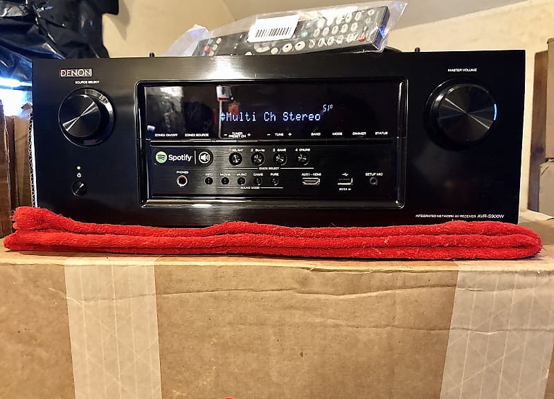 Denon AVRS900W 7.2 Channel 4K Ultra HD Network Receiver with Reverb