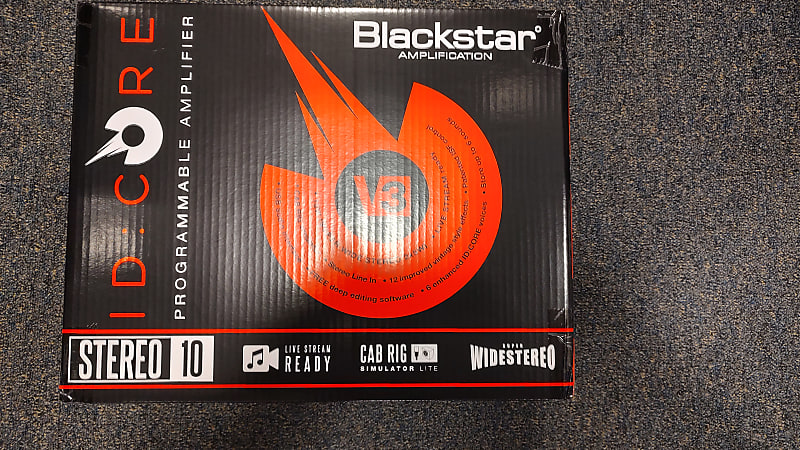 Blackstar ID:CORE 10 V3 Stereo 10-Watt 2x3" Digital Modeling Guitar Combo 2021 - Present - Black image 1
