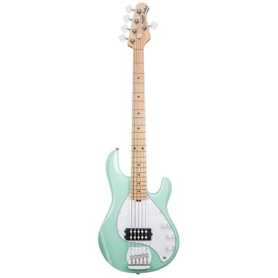 Sterling by Music Man StingRay Ray5 5-String Bass Guitar (Mint Green) for sale