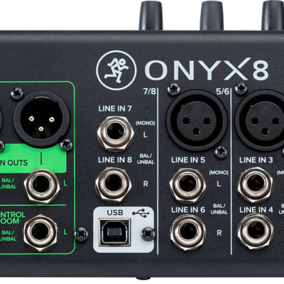 Mackie Onyx8 8-Channel Analog Mixer with Multitrack USB | Reverb