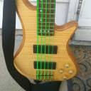 Schecter Stiletto Custom-5 Active 5-String Bass Natural Satin